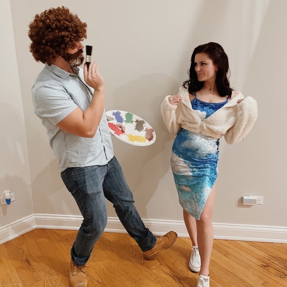 Dresses & Skirts - Blue and White Cloud Dress